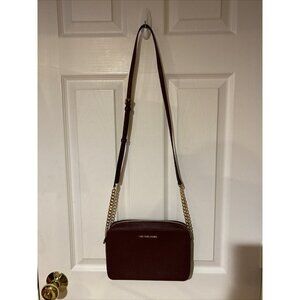 Michael Kors Saffiano Leather Small Crossbody Purse Bag